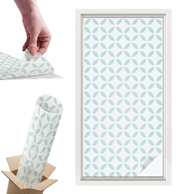 Witraż samoprzylepny na okno Abstrakcyjne kształty