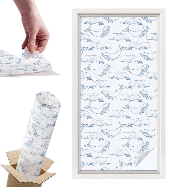 Witraż samoprzylepny na okno Morskie inspiracje