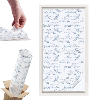 Witraż samoprzylepny na okno Morskie inspiracje