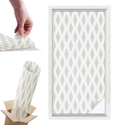 Witraż samoprzylepny na okno Diamentowy wzór