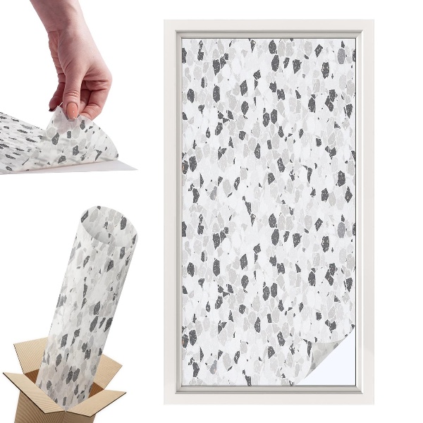 Naklejki witrażowe na drzwi Subtelna elegancja