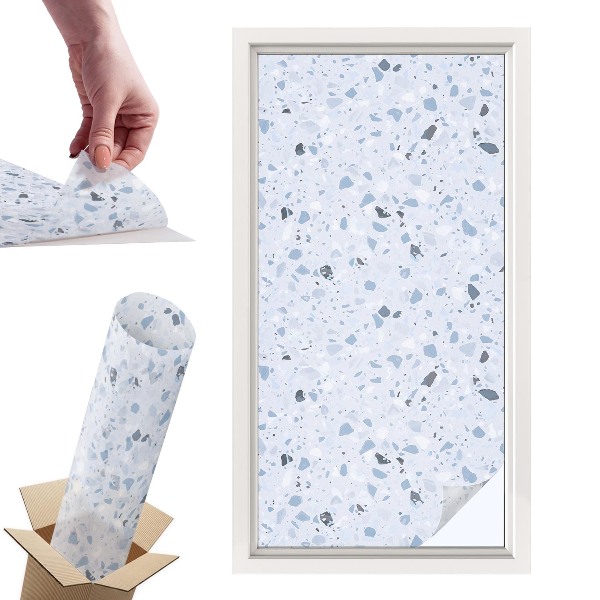 Naklejki witrażowe na drzwi Nowoczesna mozaika