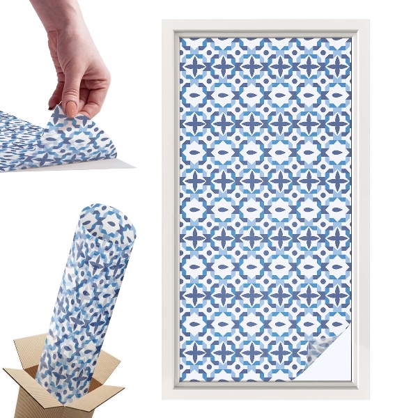 Witraż samoprzylepny na okno Harmonijny wzór