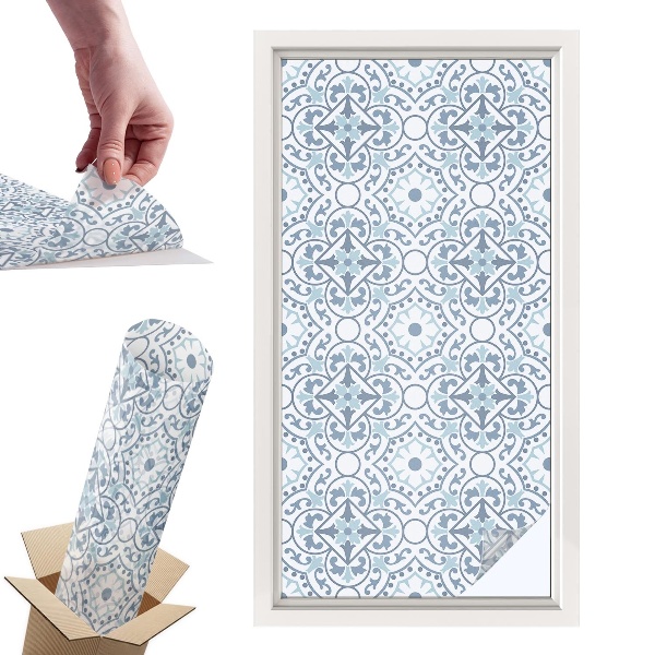 Okleina na okno mleczna Klasyczna mozaika