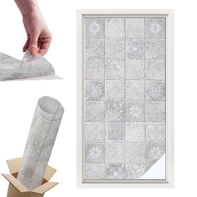 Witraż samoprzylepny na okno Dekoracyjna ceramika