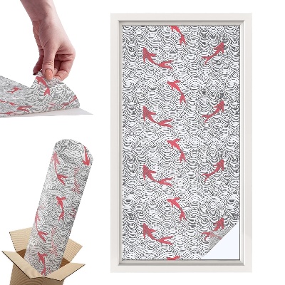 Witraż samoprzylepny na okno Falujący wzór