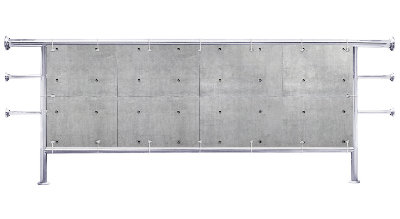 Osłona na balkon Wzór betonowy