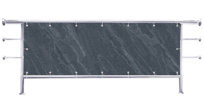 Osłona na balkon Wzór ciemny