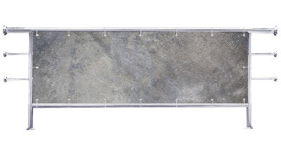 Osłona na barierkę balkonu Szary kamień