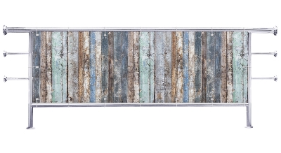 Osłona na barierkę balkonu Stary wyblakły płot