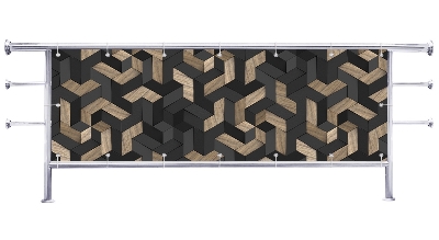 Osłona na balustradę Wzór 3d