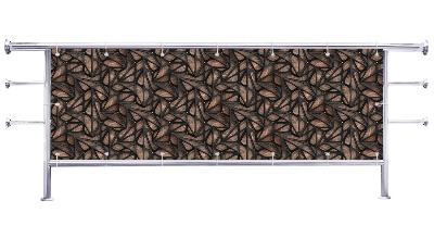 Osłona na balustradę Abstrakcyjny brązowy wzór