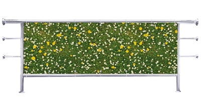 Osłona na balkon Łąka pełna stokrotek