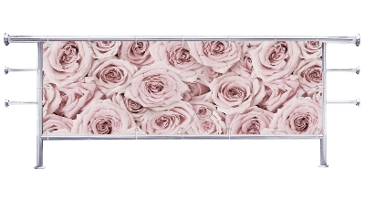 Osłona na balustradę Róże w delikatnym kolorze