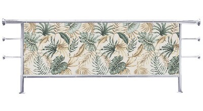 Osłona balkonowa Złote i zielone liście