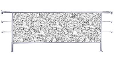 Osłona balkonowa Ilustracja liści