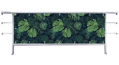 Osłona balkonowa Wzór monstera