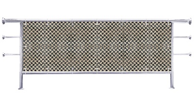 Osłona balkonu Płytki drobny wzór