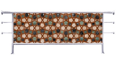 Osłona balkonu Balkonowa abstrakcja