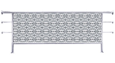 Osłona balkonu Abstrakcyjna szara mozaika