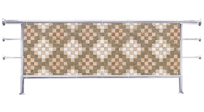 Osłona balkonowa na metry Wzór mozaika