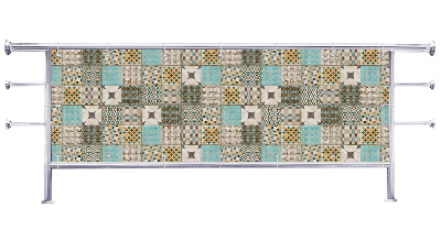 Osłona na balkon Kafelki wzór patchwork