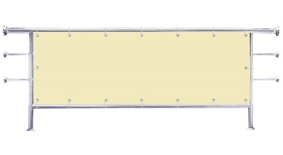 Osłona balkonowa Kolor beżowy