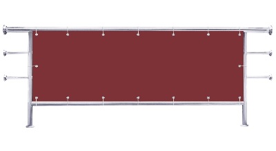 Osłona balkonowa Śliwka