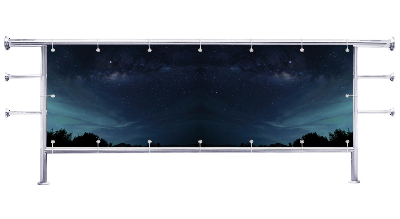 Osłona balkonowa Nocne niebo
