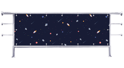 Osłona balkonowa Kosmos dziecięcy