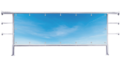 Osłona na balkon Czyste niebo