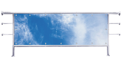 Osłona na balkon Panorama nieba