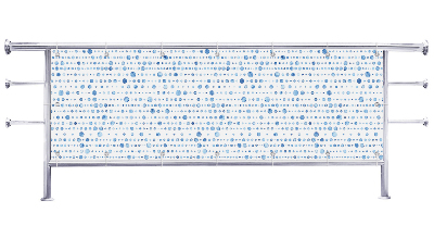 Osłona na barierkę balkonu Drobne kropki