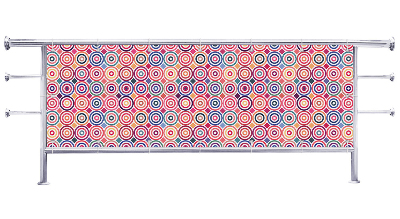 Osłona na balkon Kolorowe kółka