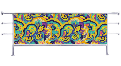 Osłona na balkon Abstrakcyjny wzór