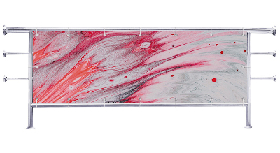 Osłona na balkon Pastelowa struktura