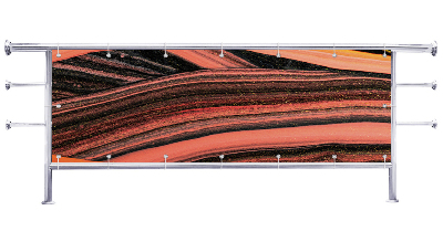 Osłona na balkon Struktura piaskowa