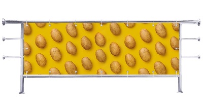 Osłona na balkon Ziemniaki