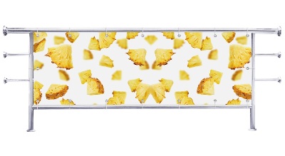 Osłona na balkon Ananas