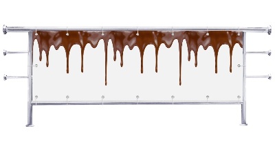 Przesłona balkonu Polewa czekoladowa