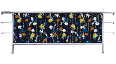 Osłona balkonu Folk kwiaty