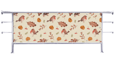 Osłona na balkon Jesienny motyw
