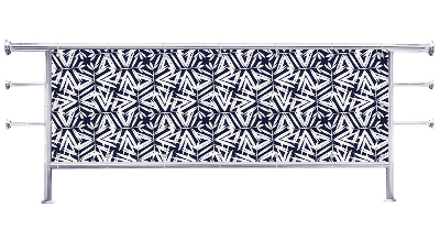 Przesłona balkonu Wzorki monochromatyczne