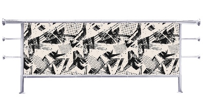 Osłona balkonu Abstrakcja beżowe tło