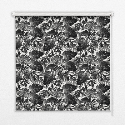 Roleta wewnętrzna na okno Liście szare