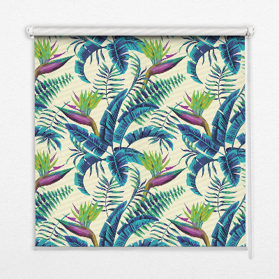 Roleta wewnętrzna na okno Egzotyczna flora