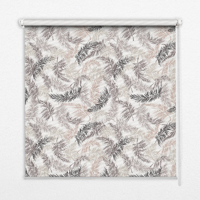 Roleta wewnętrzna Liście roślinne