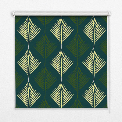 Roleta wewnętrzna Roślinność rysowana