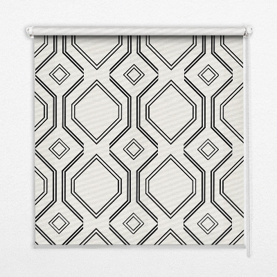 Nowoczesna roleta wewnętrzna Rombowa iluzja