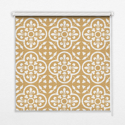 Nowoczesna roleta wewnętrzna Portugalska płytka z ludowym wzorem